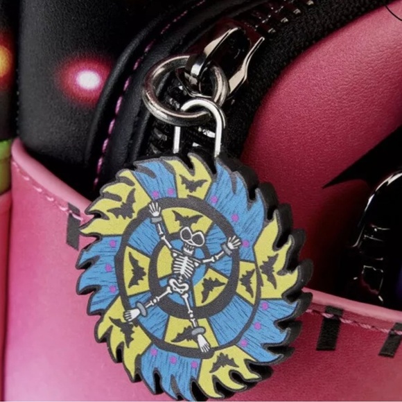 Loungefly Oogie Boogie Neon Cosplay Backpack & Wallet NBC NYCC Exclusive NIB​ - Picture 13 of 14